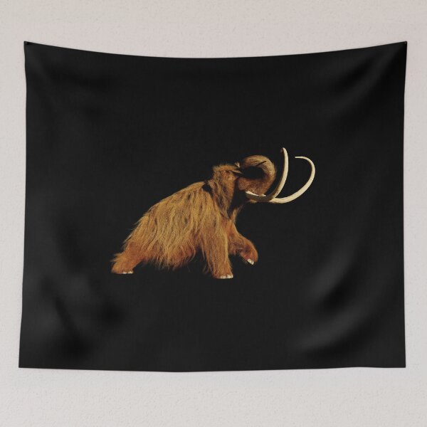 Item preview, woolly mammoth, walking prehistoric mammal designed and sold by DottedYeti.