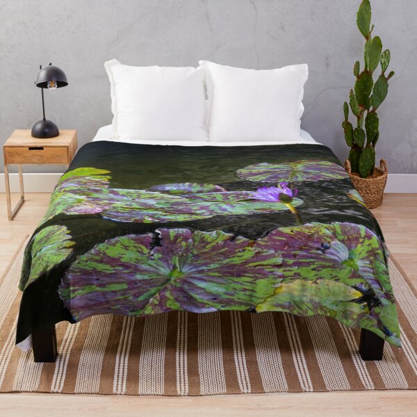 Item preview, Fantabulously Purple - a Splendid Waterlily with Varicoloured Leaves designed and sold by Georgia Mizuleva.