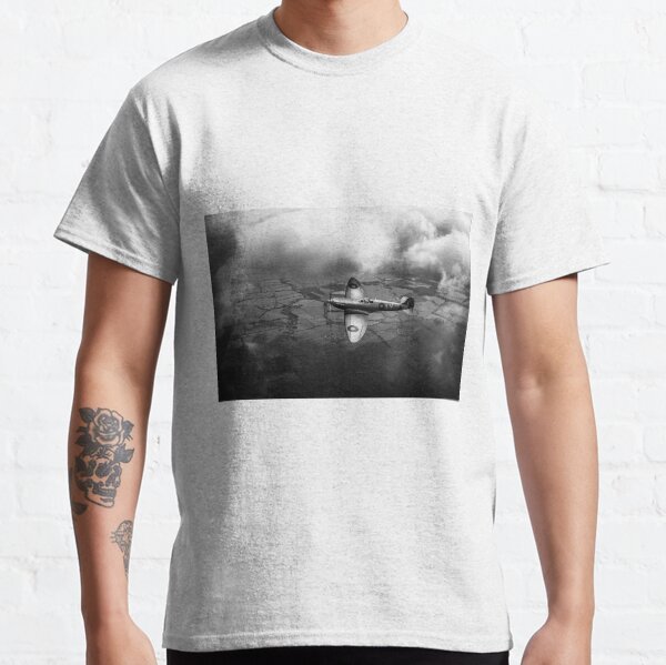 Vista previa del artículo con la obra «Reconocimiento fotográfico Spitfire versión en blanco y negro», diseñado y vendido por Flight Artworks.