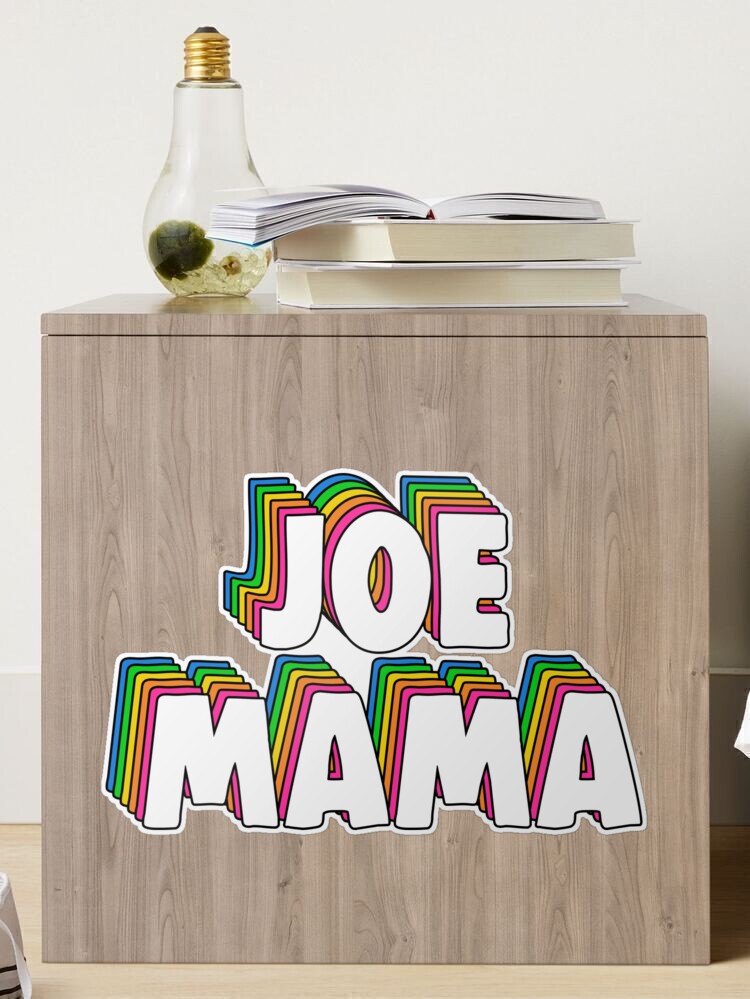 Don't Ask Who Joe Is / Joe Mama Meme Wall Clock by ByRaynard