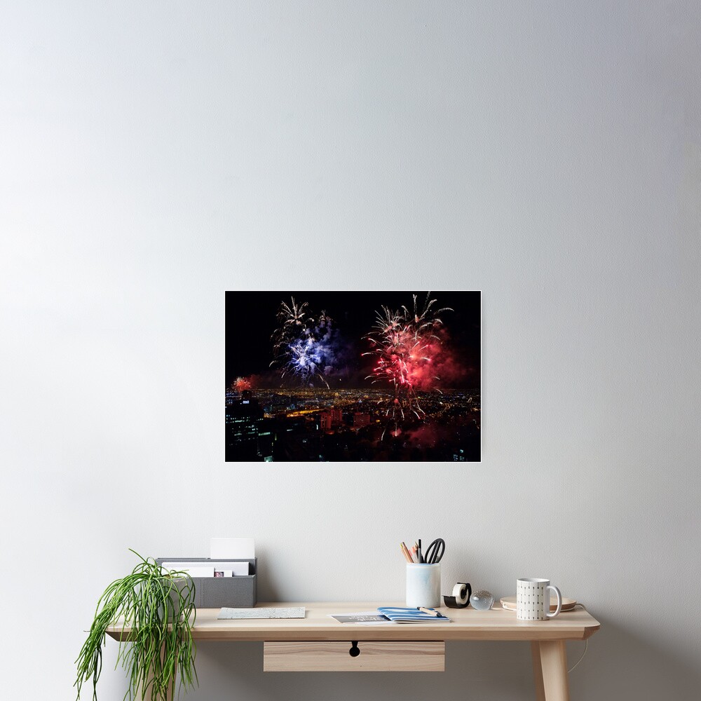 Dazzling Fireworks II Poster