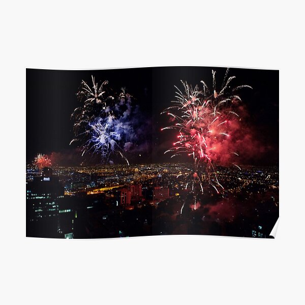 Dazzling Fireworks II Poster