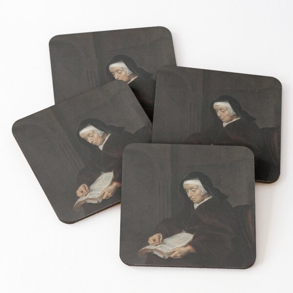 Item preview, Oude vrouw in overpeinzing - Gabriël Metsu designed and sold by themasters.