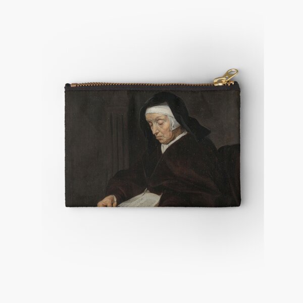 Artikelvorschau, Oude vrouw in overpeinzing - Gabriël Metsu entworfen und verkauft von themasters.