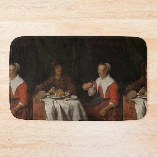 Item preview, Man en vrouw aan de maaltijd - Gabriël Metsu designed and sold by themasters.