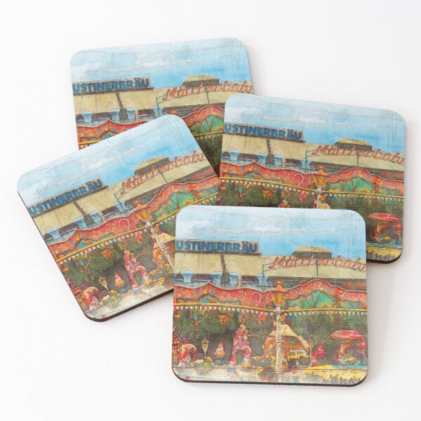 Item preview, Munich Beer Festival - fairy tale train and Bierzelt designed and sold by Art-Frankenberg.