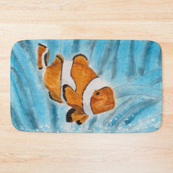 Item preview, clown fish on blue anemone designed and sold by Zamen.