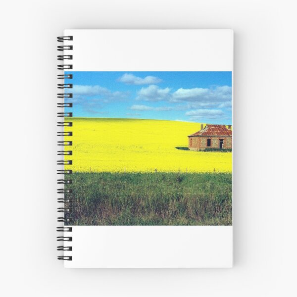 Item preview, derelict house in canola fields, Burra 2 designed and sold by Margaret  Hyde.