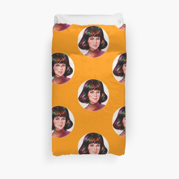 Teal Eyes Duvet Cover