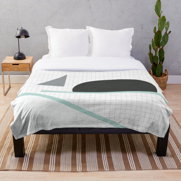 Item preview,  Mint green and grey abstract geometric - 6 designed and sold by MaladyofMackay.