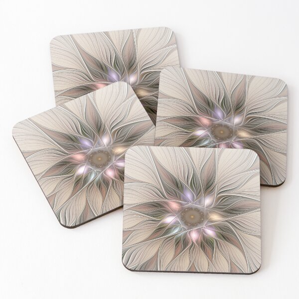 Item preview, Joyful Flower Modern Abstract Floral Fractal Art designed and sold by gabiwArt.