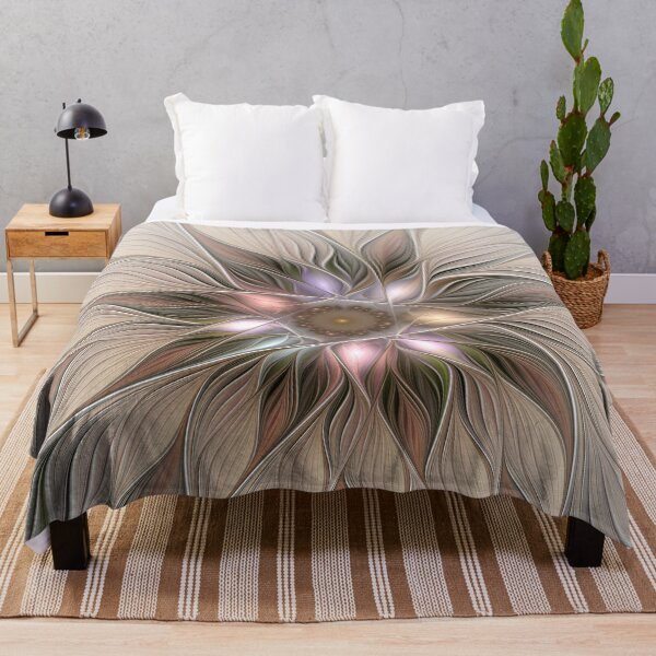 Item preview, Joyful Flower Modern Abstract Floral Fractal Art designed and sold by gabiwArt.