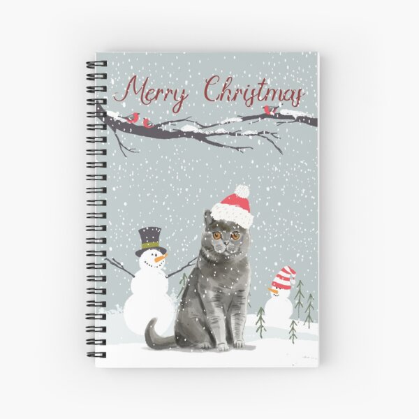 Item preview, British Shorthair Cat-Christmas designed and sold by broadmeadow.