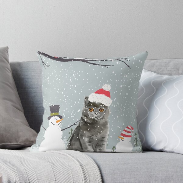 Artikel-Vorschau von Britisch Kurzhaar Cat-Christmas, designt und verkauft von broadmeadow.