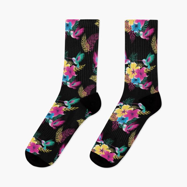 Item preview, Bright Tropical Hummingbirds Pattern designed and sold by PaulaBowles.