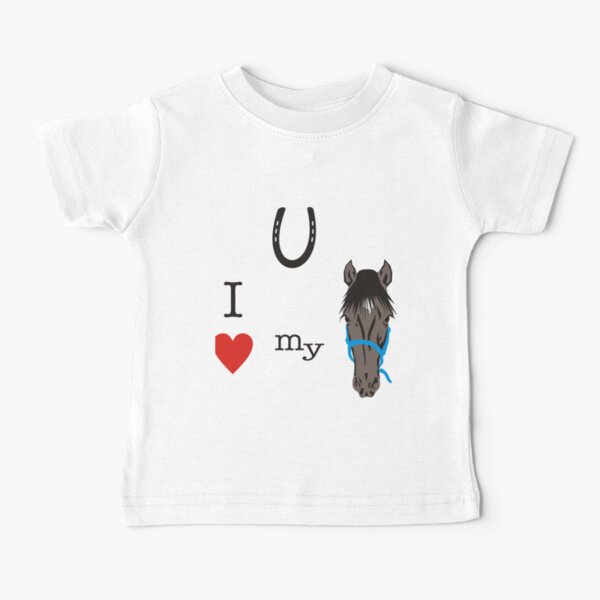 I heart my horse Baby T-Shirt