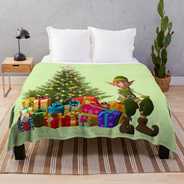 Item preview, Christmas Tree and Elf designed and sold by SuperMerchMan.