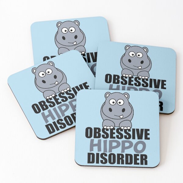 Item preview, Funny Obsessive Hippo Disorder designed and sold by Epic Love Designs.