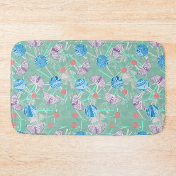Item preview, Vintage Geometric Flowers, Kimono,Cocktail  Abstract Pattern designed and sold by MarbleCloud.