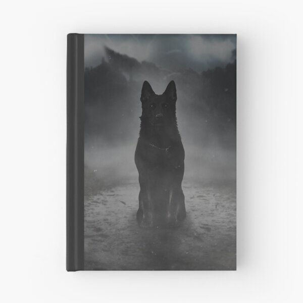 Item preview, Pastor Alemán negro en la niebla designed and sold by Destroyed-Pixel.