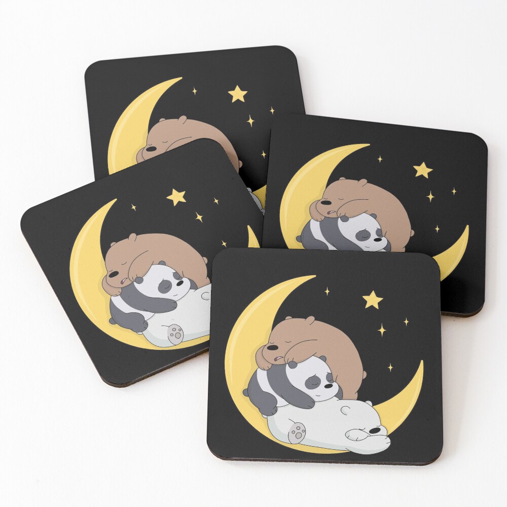 We Bare Bears Coasters (Set of 4)