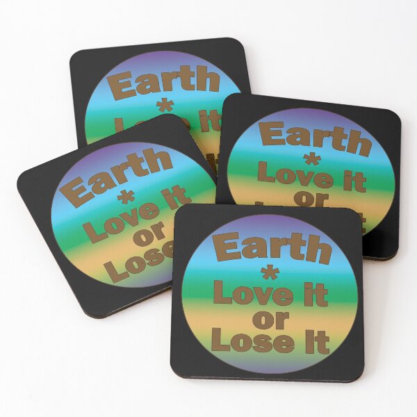 Item preview, Earth, Love it or Lose it designed and sold by HazyAppleArt.