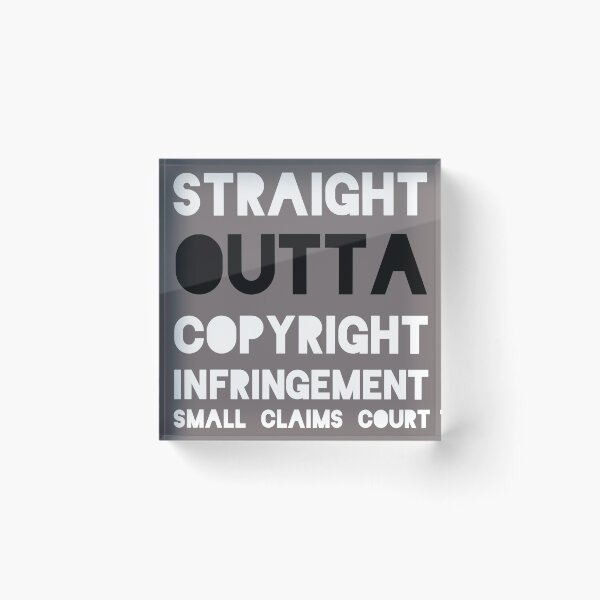 Item preview, Copyright Claims Court designed and sold by Arbitrarily Awesome.