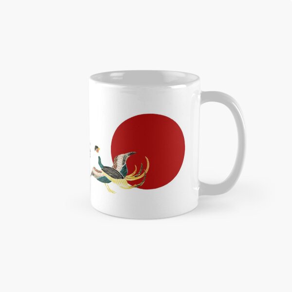 Item preview, Japanese Flag - Another Woodblock Print of Crane designed and sold by weavernap.