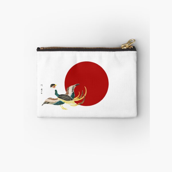 Item preview, Japanese Flag - Another Woodblock Print of Crane designed and sold by weavernap.