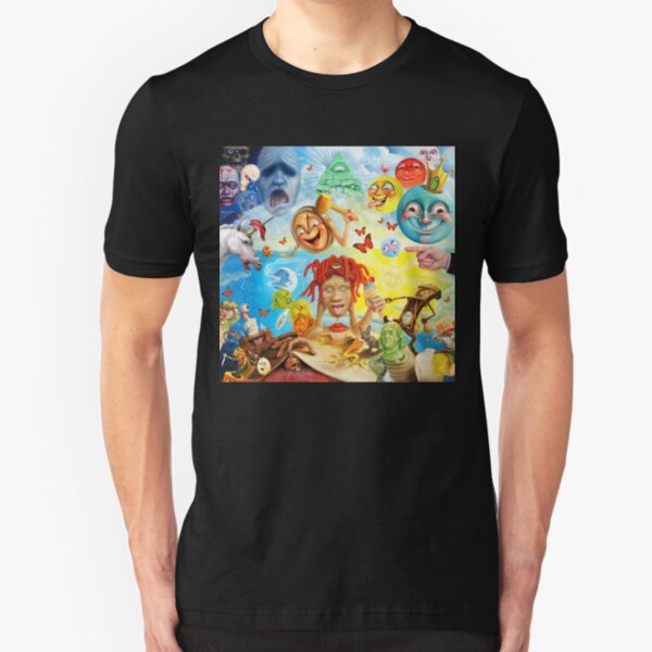 red redd tour 2019 trippie 2020 boyolali Slim Fit T-Shirt
