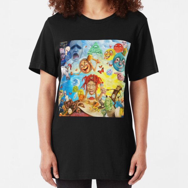 red redd tour 2019 trippie 2020 boyolali Slim Fit T-Shirt