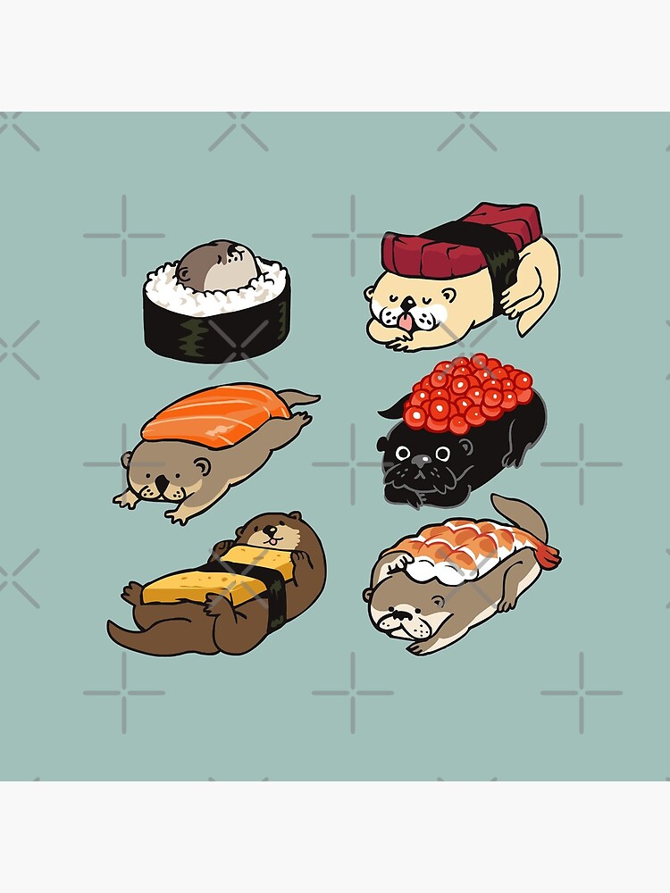 Sushi Otter by Huebucket