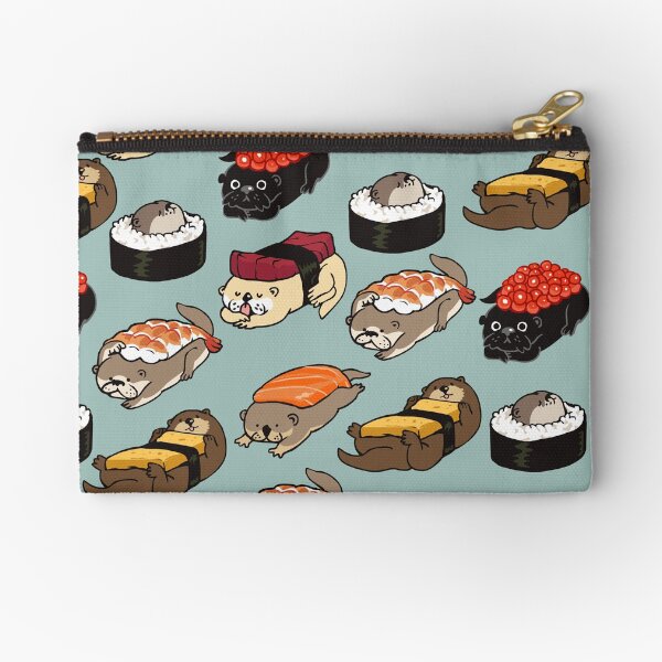 Sushi Otter Zipper Pouch