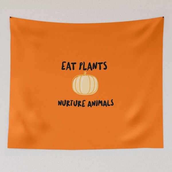 Item preview, Eat Plants Nurture Animals Gift For Pumpkin Loving Vegans  designed and sold by hcetinuk.