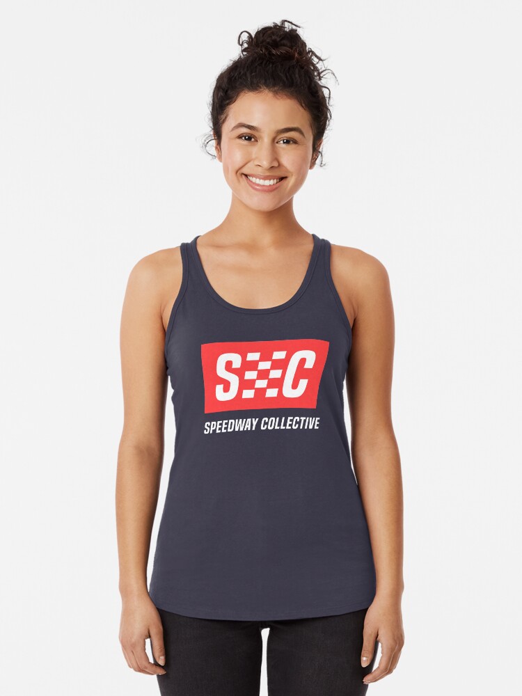 Thumbnail 1 of 3, Racerback Tank Top, Speedway Collective designed and sold by jkarlavige.