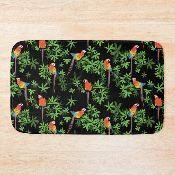 Item preview, Tropical Parrot Dark Pattern designed and sold by PaulaBowles.