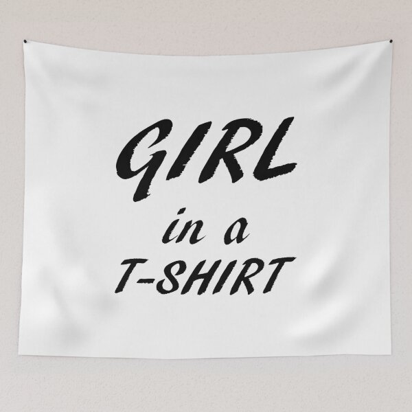 Item preview, Girl in a T-shirt designed and sold by saechla.