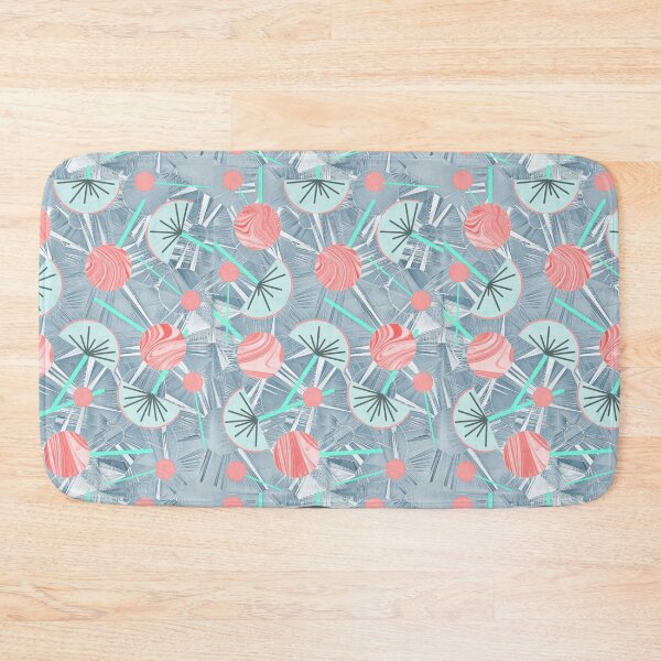 Item preview, Vintage Geometric Flowers, Kimono,Cocktail  Abstract Pattern #2 designed and sold by MarbleCloud.