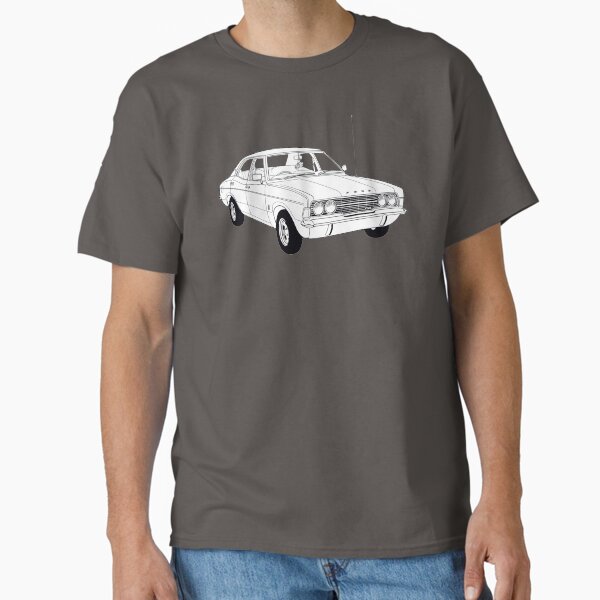 1972 Ford Cortina TC Mark III GXL (Fan Art Vector Drawing) Classic T-Shirt