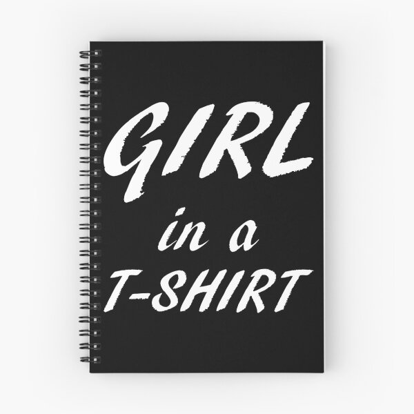 Item preview, Girl in a T-Shirt - White designed and sold by saechla.
