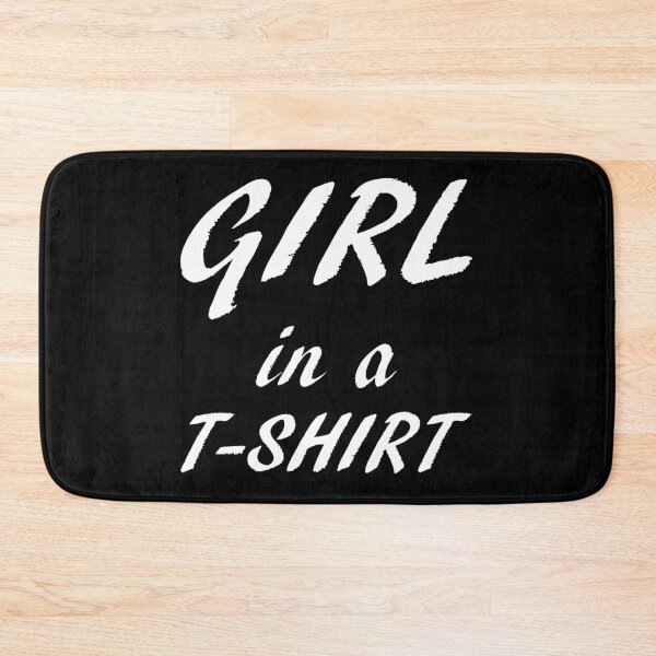 Item preview, Girl in a T-Shirt - White designed and sold by saechla.