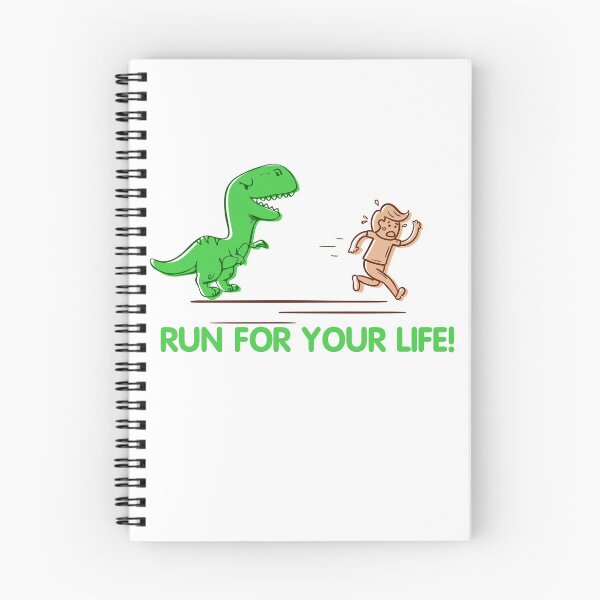 Item preview, Run For Your Life! | Funny T-Rex Runner Gifts designed and sold by IslandLakeTree.