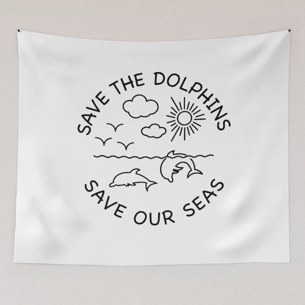 Item preview, Save the dolphins  designed and sold by Vectorqueen.