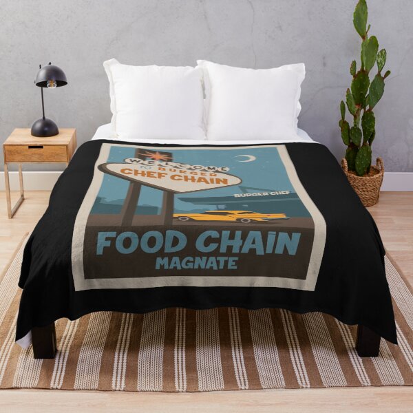 Item preview, Food Chain Magnate Board Game- Minimalist Travel Poster Style - Gaming Art designed and sold by MeepleDesign.