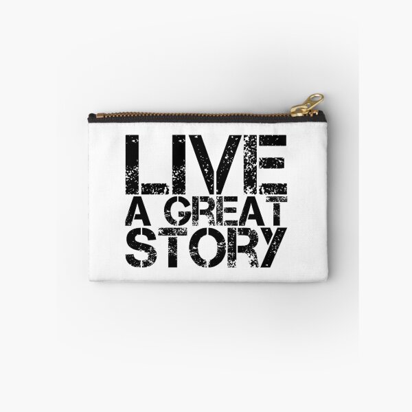Item preview, Motivational Inspirational and Positive quote -  live a great story typography text art by Word Fandom - wordfandom designed and sold by Kerry Pritchard.