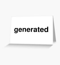 generated Greeting Card