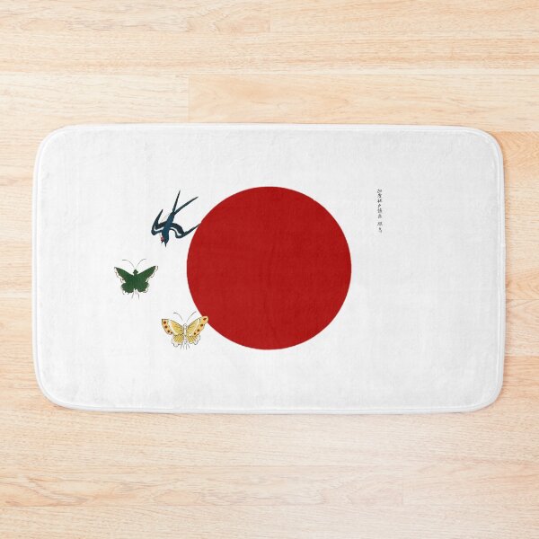 Item preview, Japanese Flag - Swallow and Butterflies  designed and sold by weavernap.