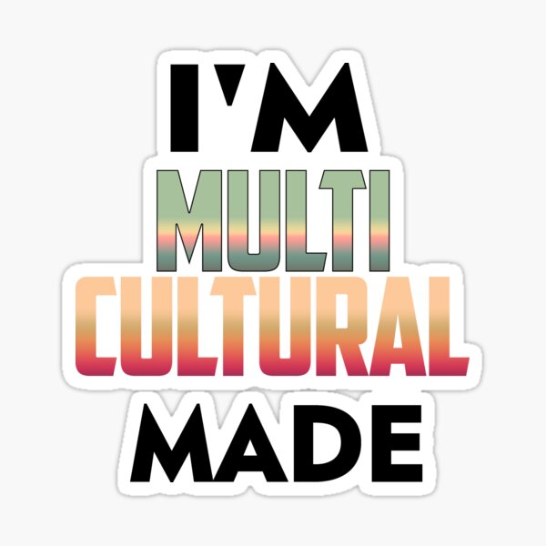 Multi Culture Sticker