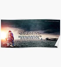 Interstellar - Do not go gentle into that good night Poster
