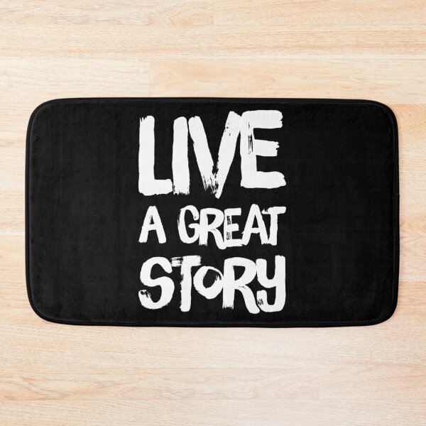 Item preview, Copy of Motivational Inspirational and Positive quote - live a great story typography text art by Word Fandom - wordfandom designed and sold by Kerry Pritchard.